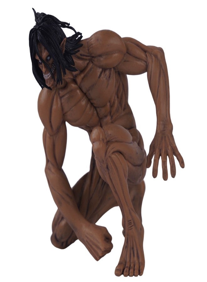 Offo Eren Yeager Action Figure - Attack on Titan Anime Collectible Statue [18cm] for Display Shelf, Room Decor, Office Desk - Gift for Fans & Collectors - Image 4